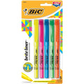 BIC bright liner 5 highlighters